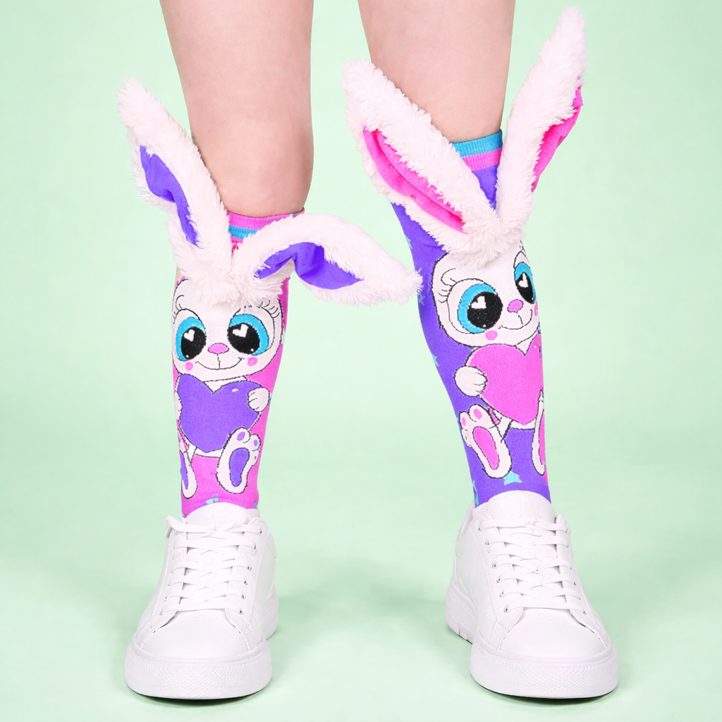 Whimsical Wonders 3D Fashion Socks Premium Knee-High Socks with Plush 3D Features