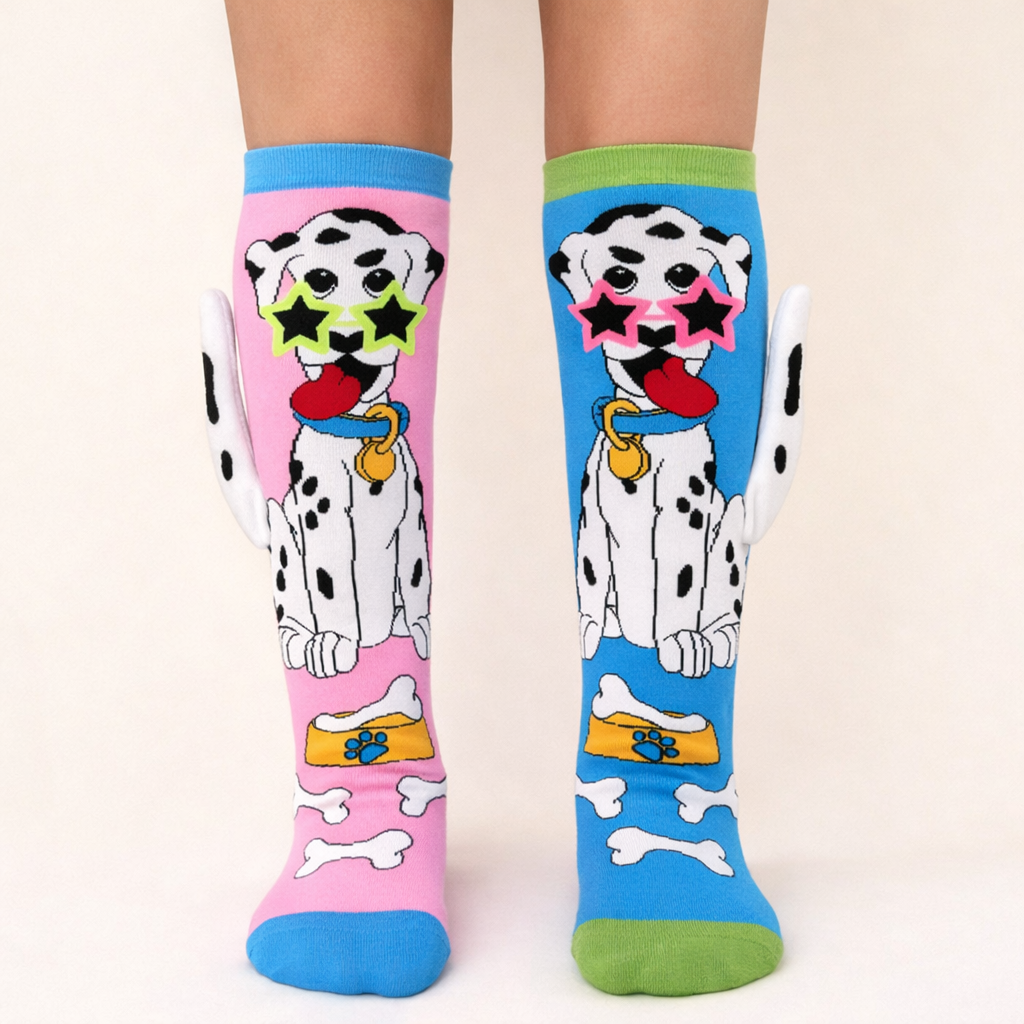 Whimsical Wonders 3D Fashion Socks Premium Knee-High Socks with Plush 3D Features