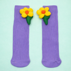 Pretty Pink Flower Socks – Color Crush Premium Kids Socks