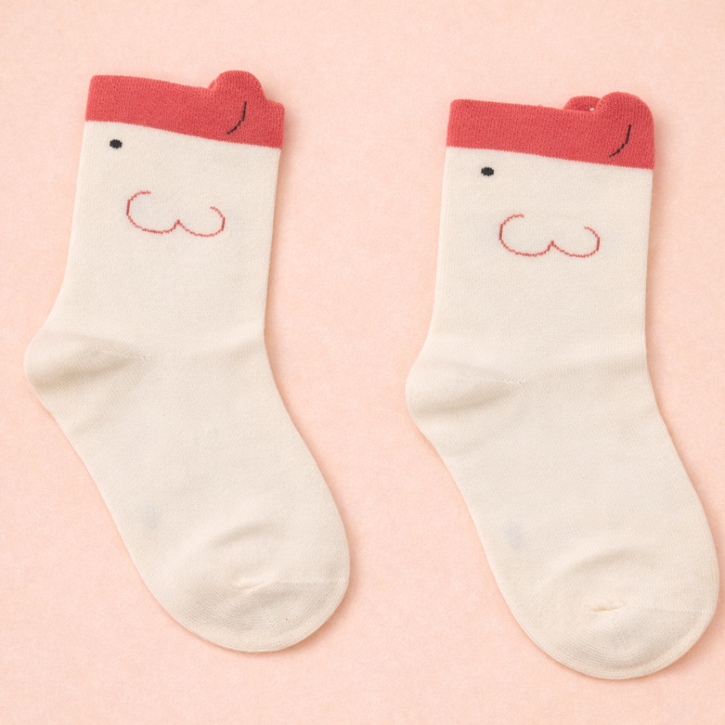 Happy Days Kids Crew Socks Collection Premium Cotton Socks with Adorable Embroidery