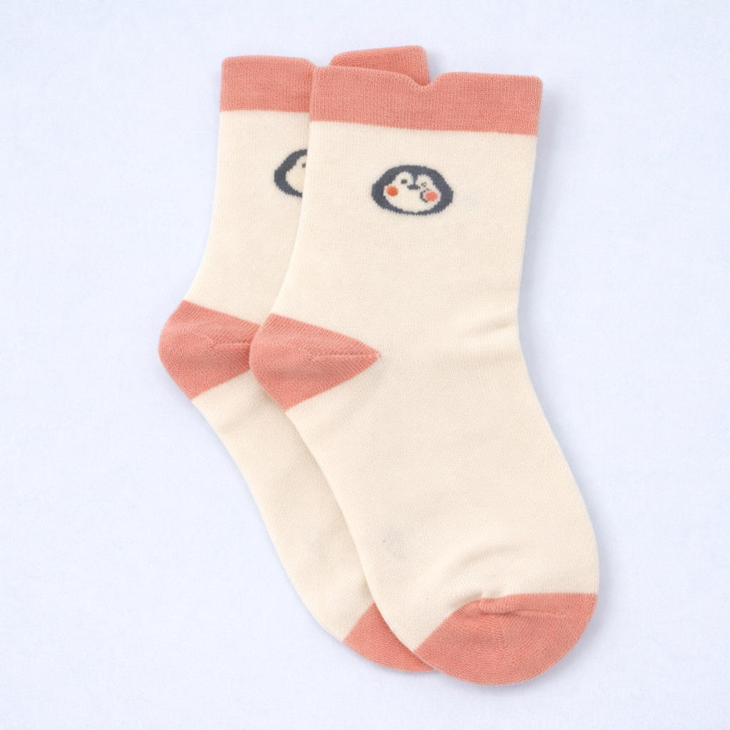 Happy Days Kids Crew Socks Collection Premium Cotton Socks with Adorable Embroidery