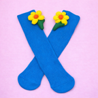 Pretty Pink Flower Socks – Color Crush Premium Kids Socks