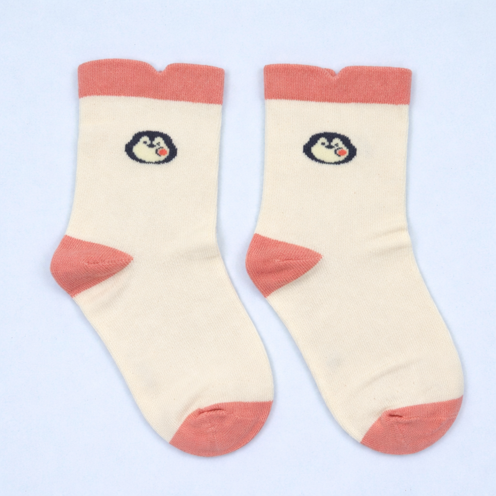 Happy Days Kids Crew Socks Collection Premium Cotton Socks with Adorable Embroidery