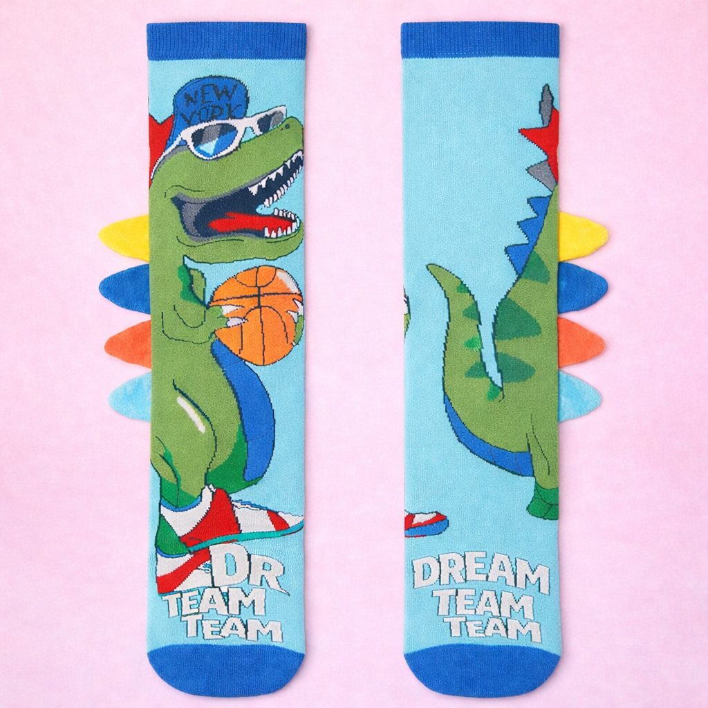 Whimsical Wonders 3D Fashion Socks Premium Knee-High Socks with Plush 3D Features