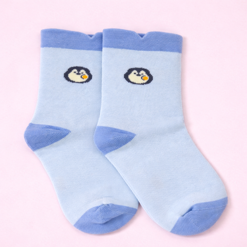 Happy Days Kids Crew Socks Collection Premium Cotton Socks with Adorable Embroidery