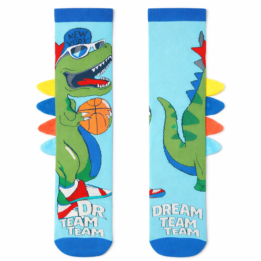 Whimsical Wonders 3D Fashion Socks Premium Knee-High Socks with Plush 3D Features