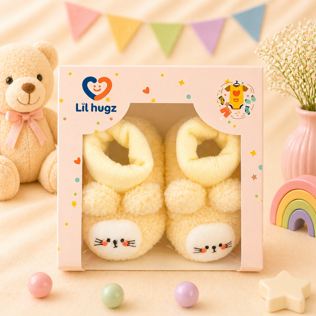 Little Luxe Warm Furry Collection—Premium Soft Sole Baby Shoes for Newborns and Infants